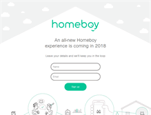 Tablet Screenshot of homeboy.com